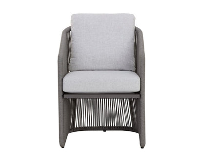 Sunpan - Allariz Dining Armchair - Warm Grey - Gracebay Light Grey - 111154 view 2