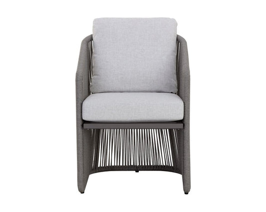 Sunpan - Allariz Dining Armchair - Warm Grey - Gracebay Light Grey - 111154 view 2