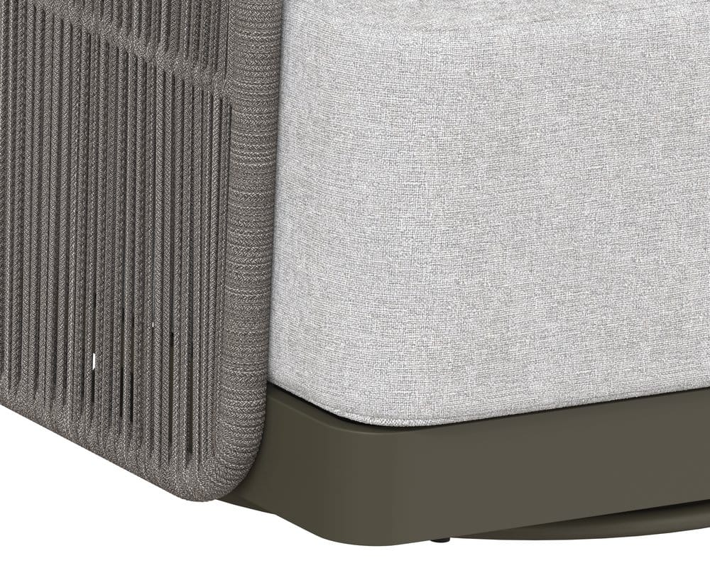 Sunpan - Allariz Swivel Armchair - Warm Grey - Gracebay Light Grey - 109651 view 5