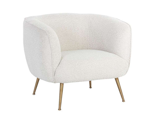 Sunpan - Amara Lounge Chair - Copenhagen White - 107961_CLOSEOUT veiw 1