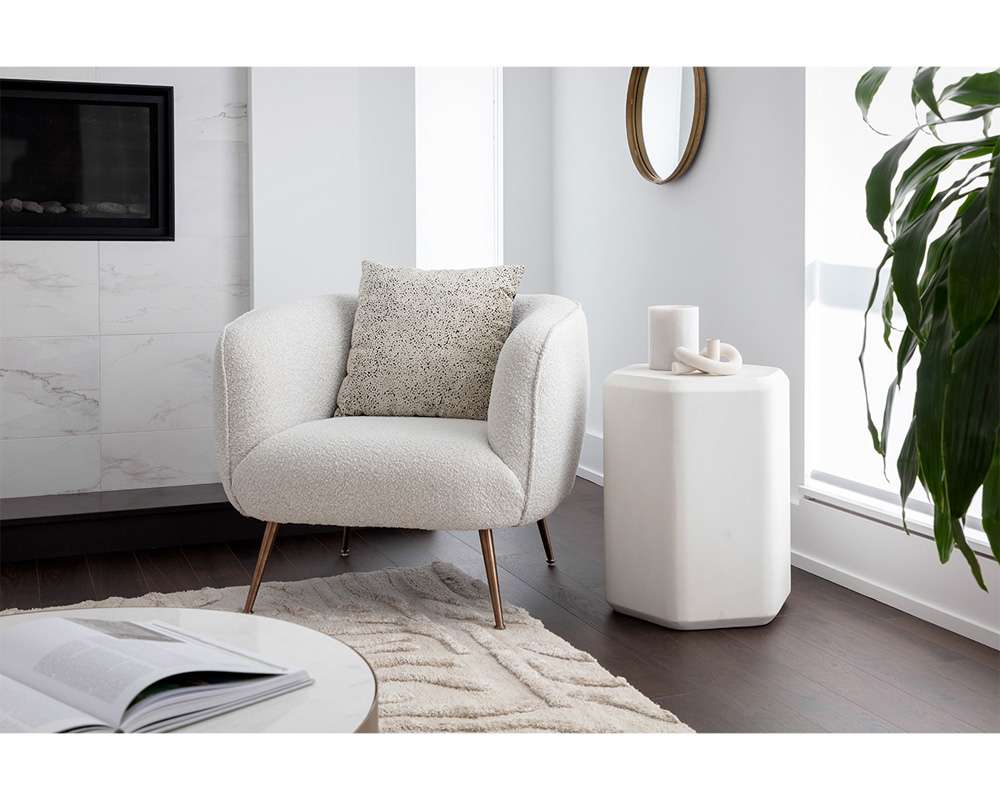 Sunpan - Amara Lounge Chair - Copenhagen White - 107961_CLOSEOUT veiw 5
