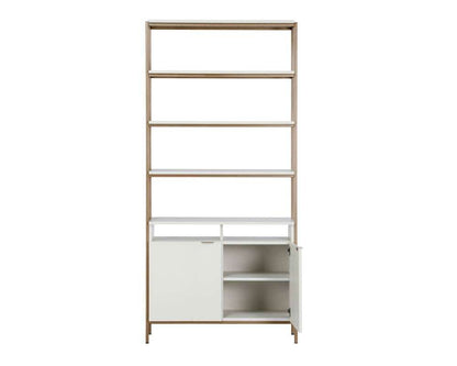 Sunpan - Artezia Ambrose Modular Bookcase Large - Champagne Gold - Cream - 107644 veiw 3