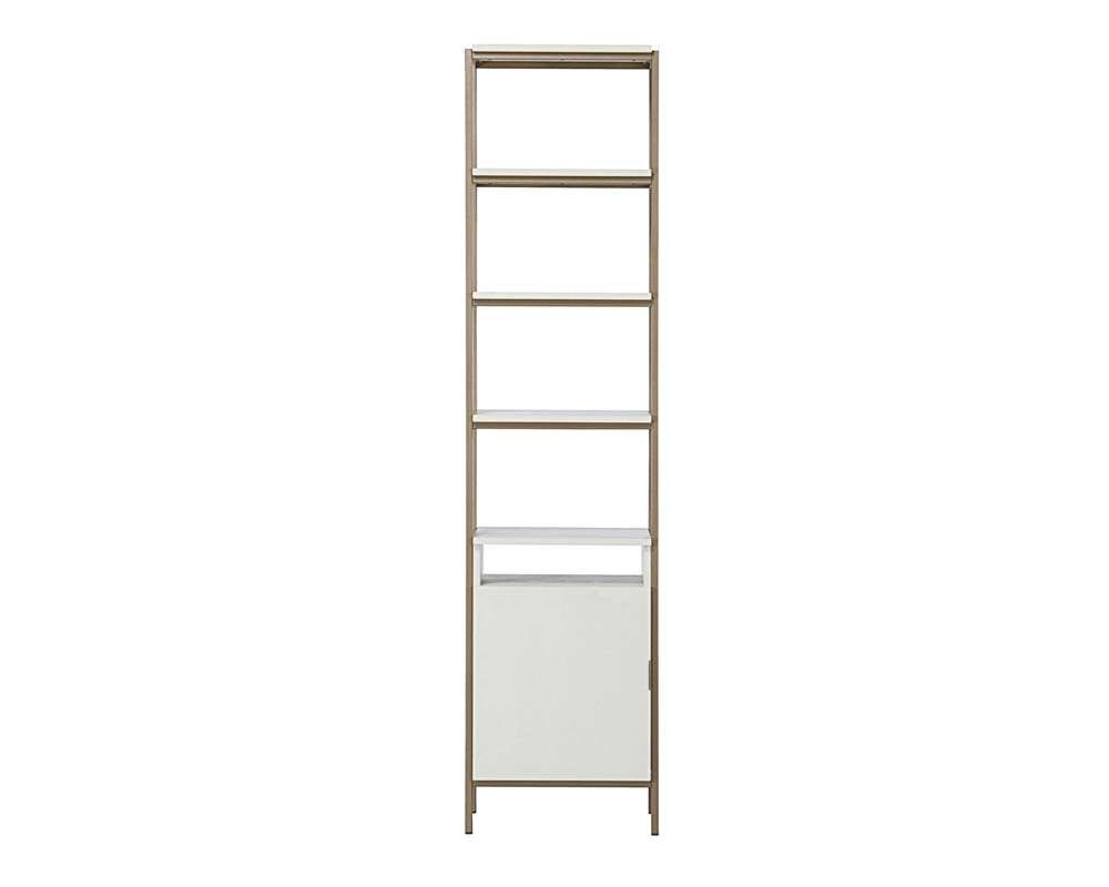 Sunpan - Artezia Ambrose Modular Bookcase Small - Champagne Gold - Cream - 107645 veiw 2
