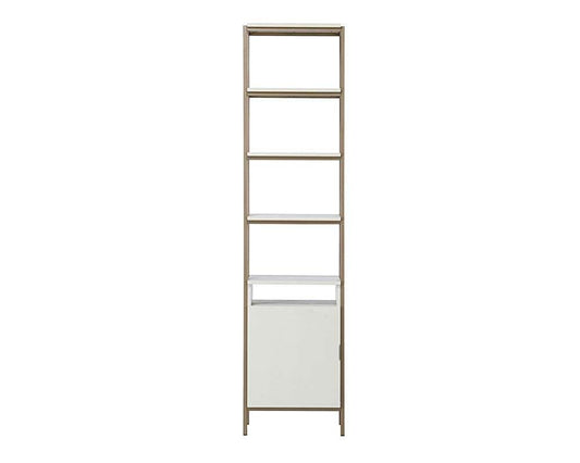 Sunpan - Artezia Ambrose Modular Bookcase Small - Champagne Gold - Cream - 107645 veiw 2