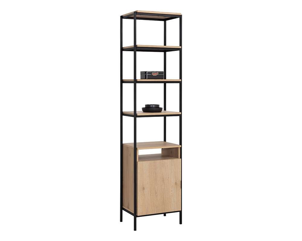 Sunpan - Artezia Ambrose Modular Bookcase Small - Rustic Oak - Black - 108793 veiw 1