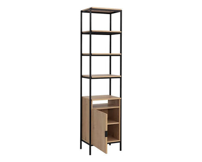 Sunpan - Artezia Ambrose Modular Bookcase Small - Rustic Oak - Black - 108793 veiw 3