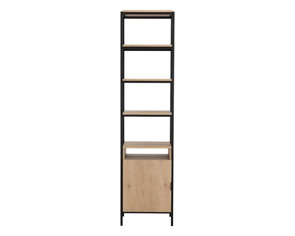 Sunpan - Artezia Ambrose Modular Bookcase Small - Rustic Oak - Black - 108793 veiw 4