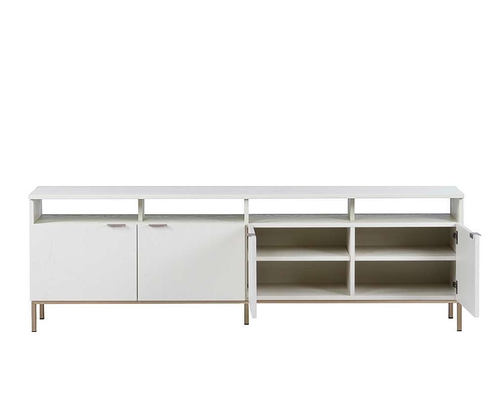 Sunpan - Artezia Ambrose Modular Media Console And Cabinet - Champagne Gold - Cream - 107172 veiw 3