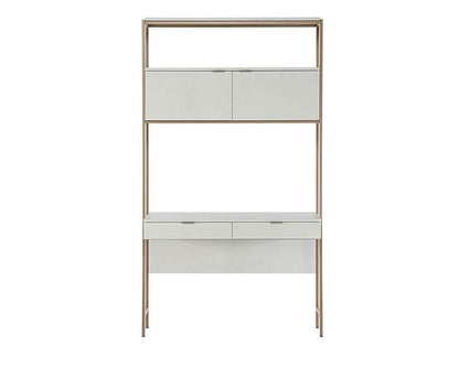 Sunpan - Artezia Ambrose Modular Wall Desk - Champagne Gold - Cream - 107643 veiw 2