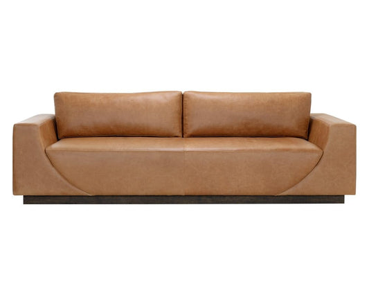Sunpan - Anakin Sofa - Dark Brown - Tuscany Cognac Leather - 111218 view 2