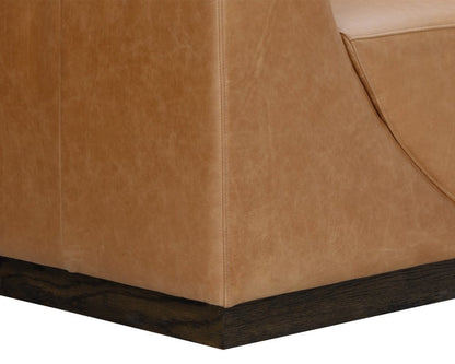 Sunpan - Anakin Sofa - Dark Brown - Tuscany Cognac Leather - 111218 view 4