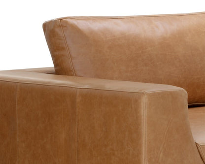 Sunpan - Anakin Sofa - Dark Brown - Tuscany Cognac Leather - 111218 view 5