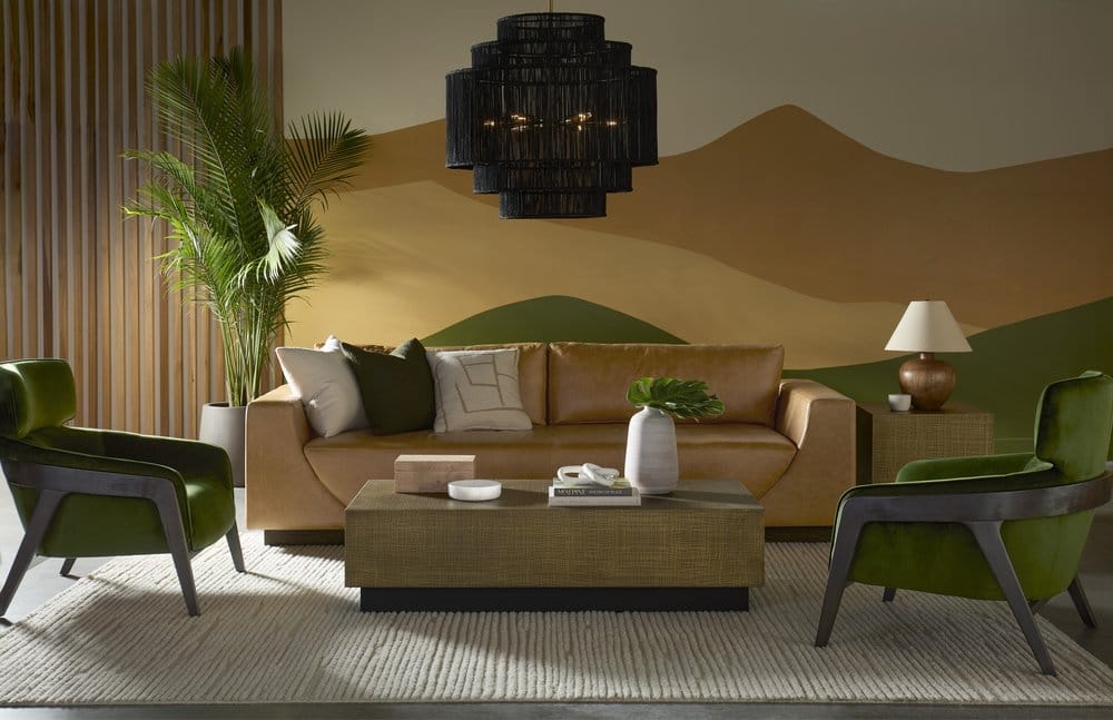 Sunpan - Anakin Sofa - Dark Brown - Tuscany Cognac Leather - 111218 view 7