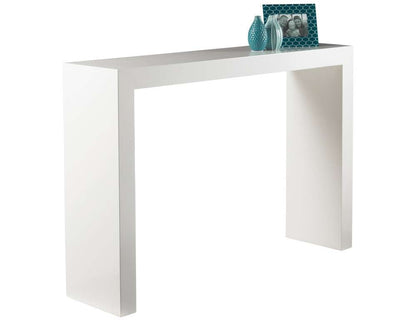 Sunpan - Ikon Arch Console Table - High Gloss White - 89586_CLOSEOUT veiw 1