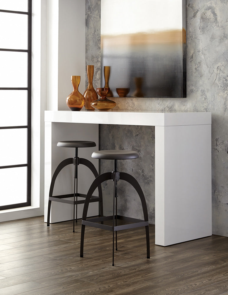 Sunpan - Ikon Arch Console Table - High Gloss White - 89586_CLOSEOUT view 6