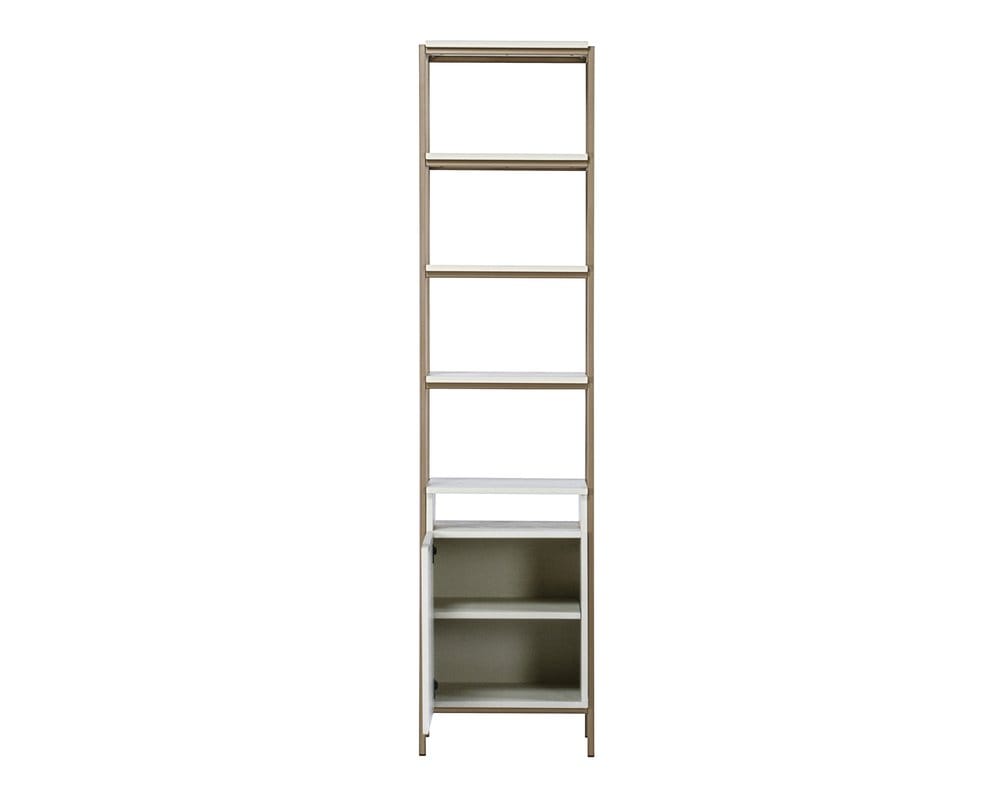 Sunpan - Artezia Ambrose Modular Bookcase Small - Champagne Gold - Cream - 107645 view 3
