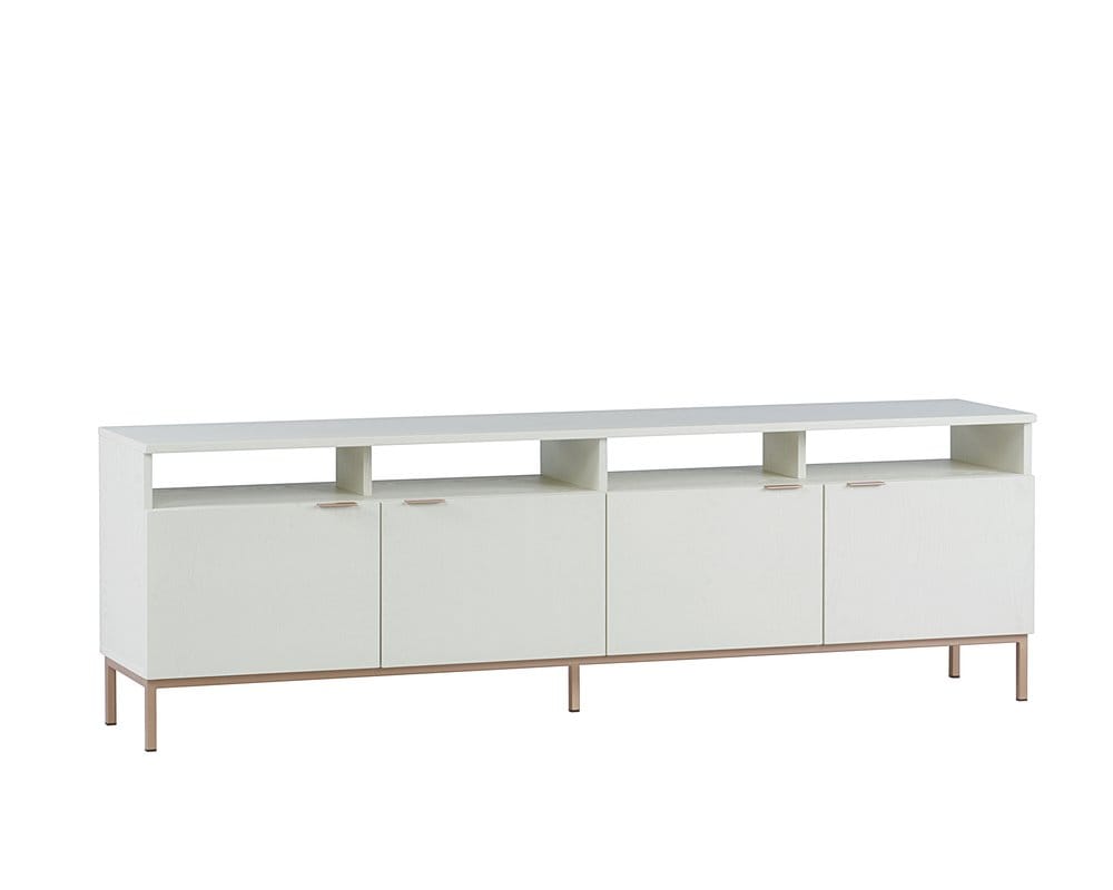 Sunpan - Artezia Ambrose Modular Media Console And Cabinet - Champagne Gold - Cream - 107172 view 1