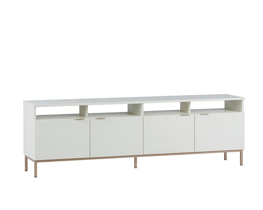 Sunpan - Artezia Ambrose Modular Media Console And Cabinet - Champagne Gold - Cream - 107172 view 1