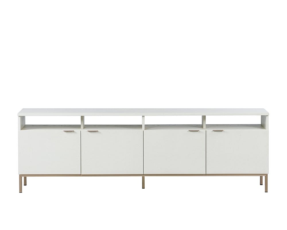 Sunpan - Artezia Ambrose Modular Media Console And Cabinet - Champagne Gold - Cream - 107172 view 2