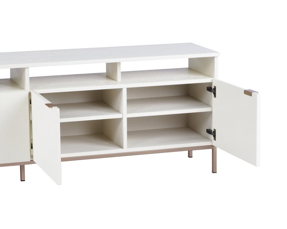 Sunpan - Artezia Ambrose Modular Media Console And Cabinet - Champagne Gold - Cream - 107172 view 5