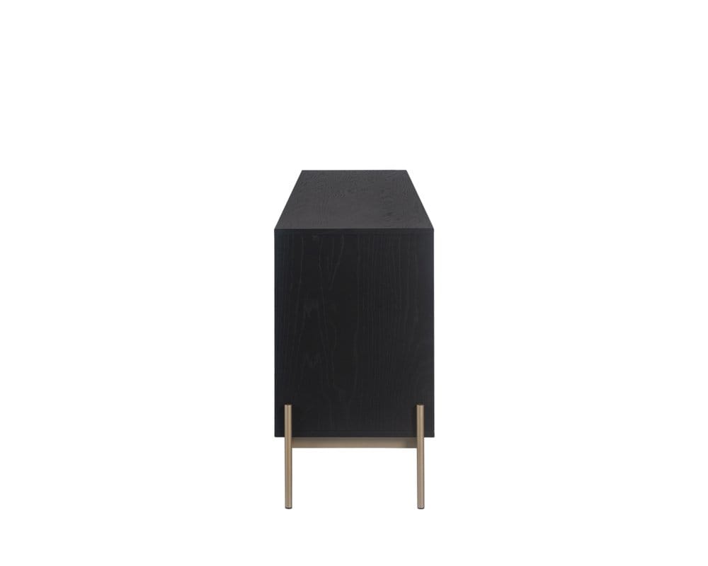 Sunpan - Artezia Avida Sideboard - Large - Gold - Black/Natural - 108075_CLOSEOUT view 4