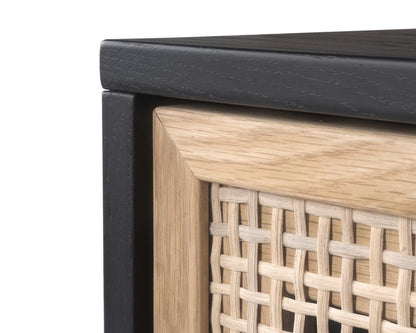 Sunpan - Artezia Avida Sideboard - Large - Gold - Black/Natural - 108075_CLOSEOUT view 6