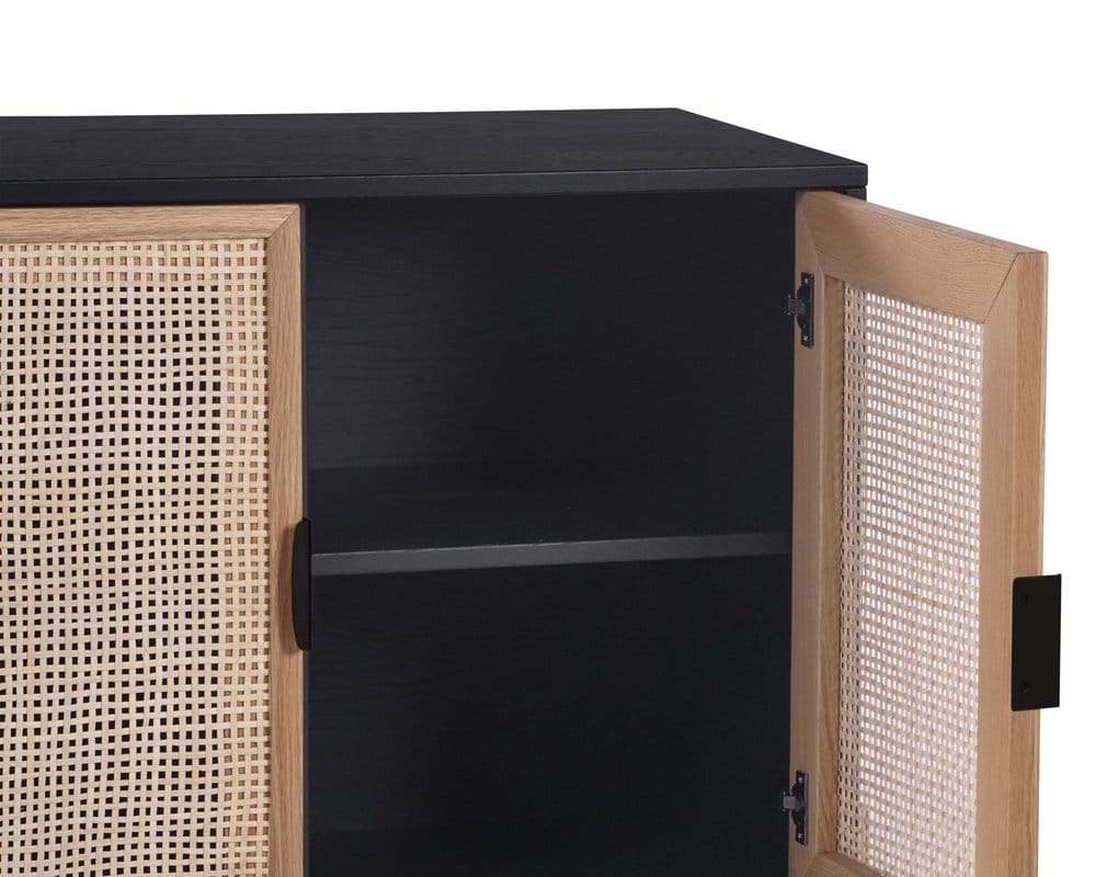 Sunpan - Artezia Avida Sideboard - Small - Gold - Black/Natural - 106836 view 5