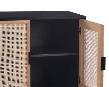 Sunpan - Artezia Avida Sideboard - Small - Gold - Black/Natural - 106836 view 5