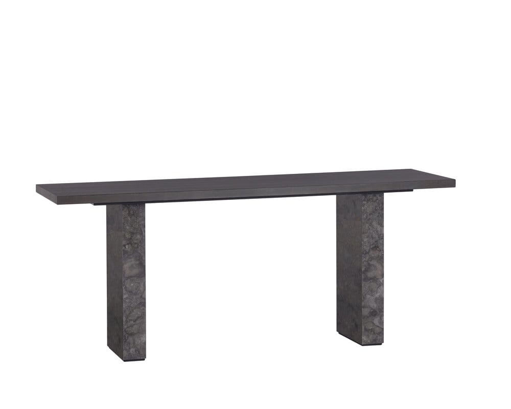 Sunpan - Artezia Rebel Console Table - Grey Marble / Charcoal Grey - 106828_CLOSEOUT view 1