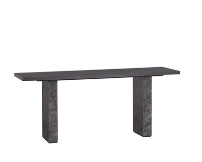 Sunpan - Artezia Rebel Console Table - Grey Marble / Charcoal Grey - 106828_CLOSEOUT view 1