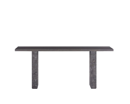 Sunpan - Artezia Rebel Console Table - Grey Marble / Charcoal Grey - 106828_CLOSEOUT view 2