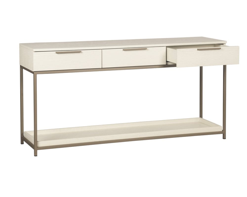Sunpan - Artezia Rebel Console Table With Drawers - Champagne Gold - Cream - 108770_CLOSEOUT view 2