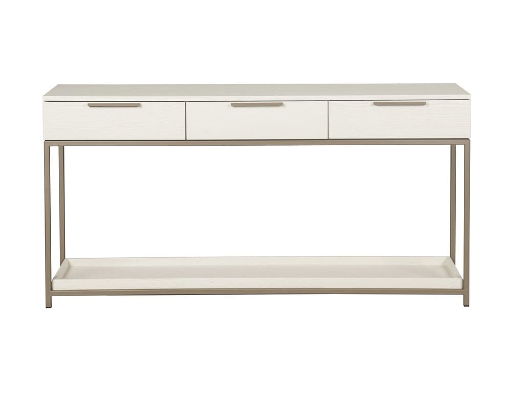 Sunpan - Artezia Rebel Console Table With Drawers - Champagne Gold - Cream - 108770_CLOSEOUT view 3