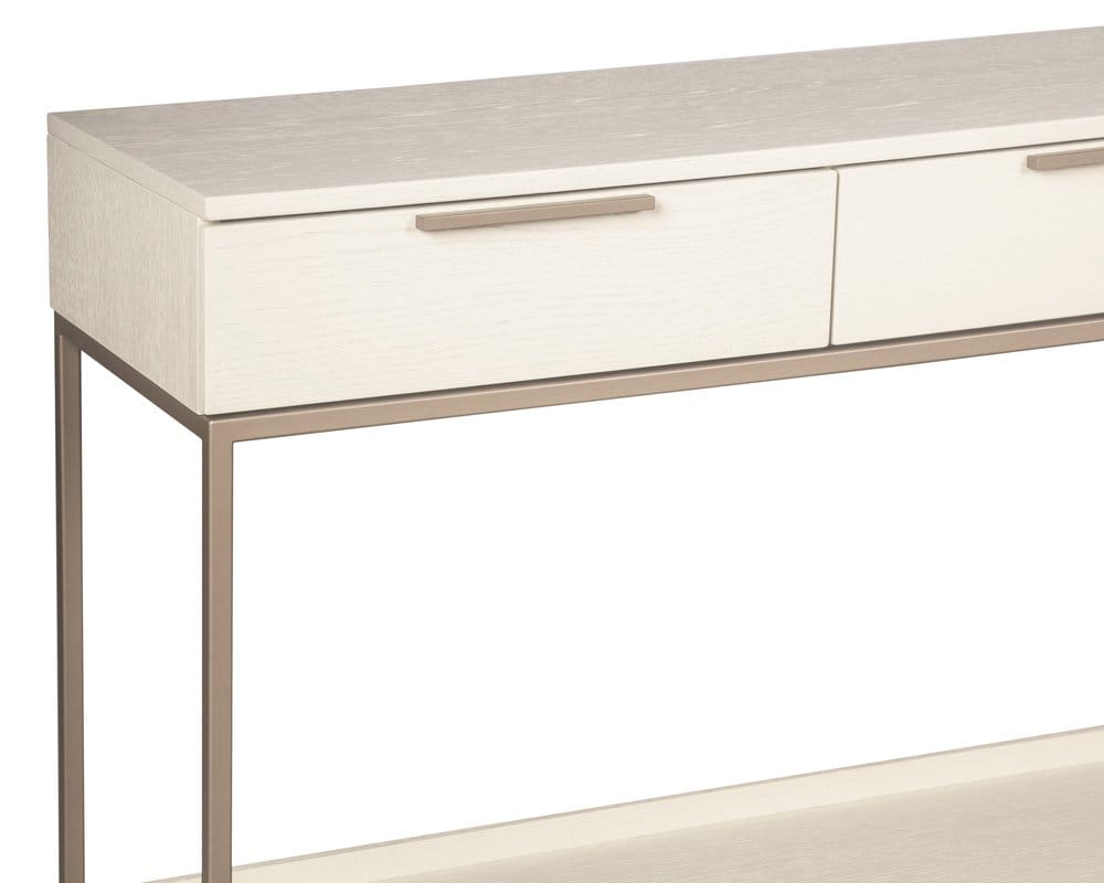 Sunpan - Artezia Rebel Console Table With Drawers - Champagne Gold - Cream - 108770_CLOSEOUT view 6