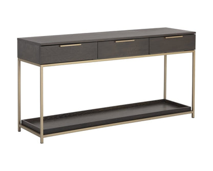 Sunpan - Artezia Rebel Console Table With Drawers - Gold - Charcoal Grey - 105889 view 2