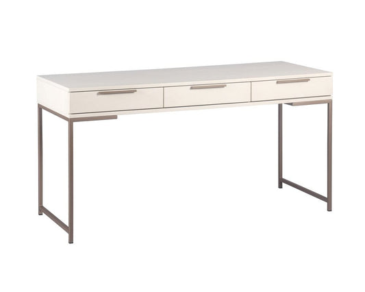 Sunpan - Artezia Rebel Desk - Champagne Gold - Cream - 108077 view 1