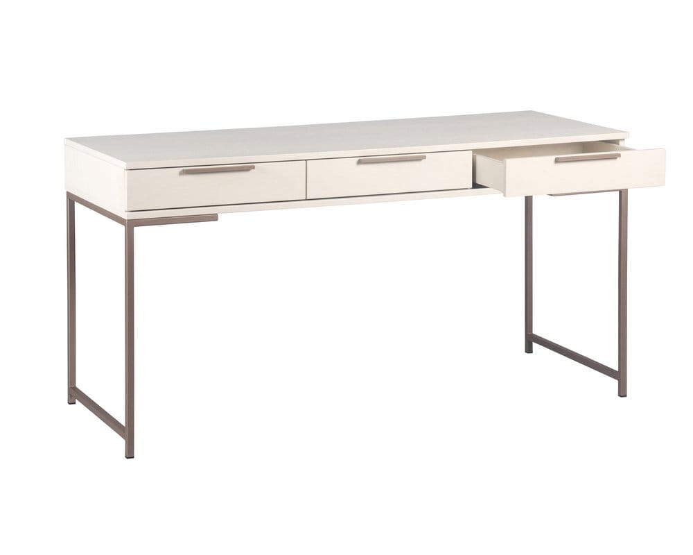 Sunpan - Artezia Rebel Desk - Champagne Gold - Cream - 108077 view 2