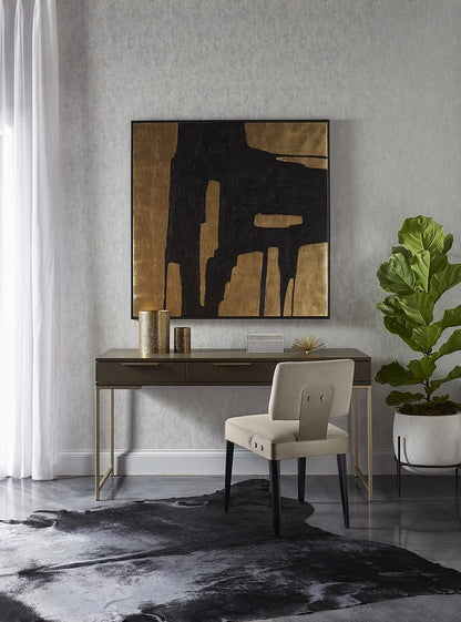 Sunpan - Artezia Rebel Desk - Gold - Raw Umber - 104610 view 6