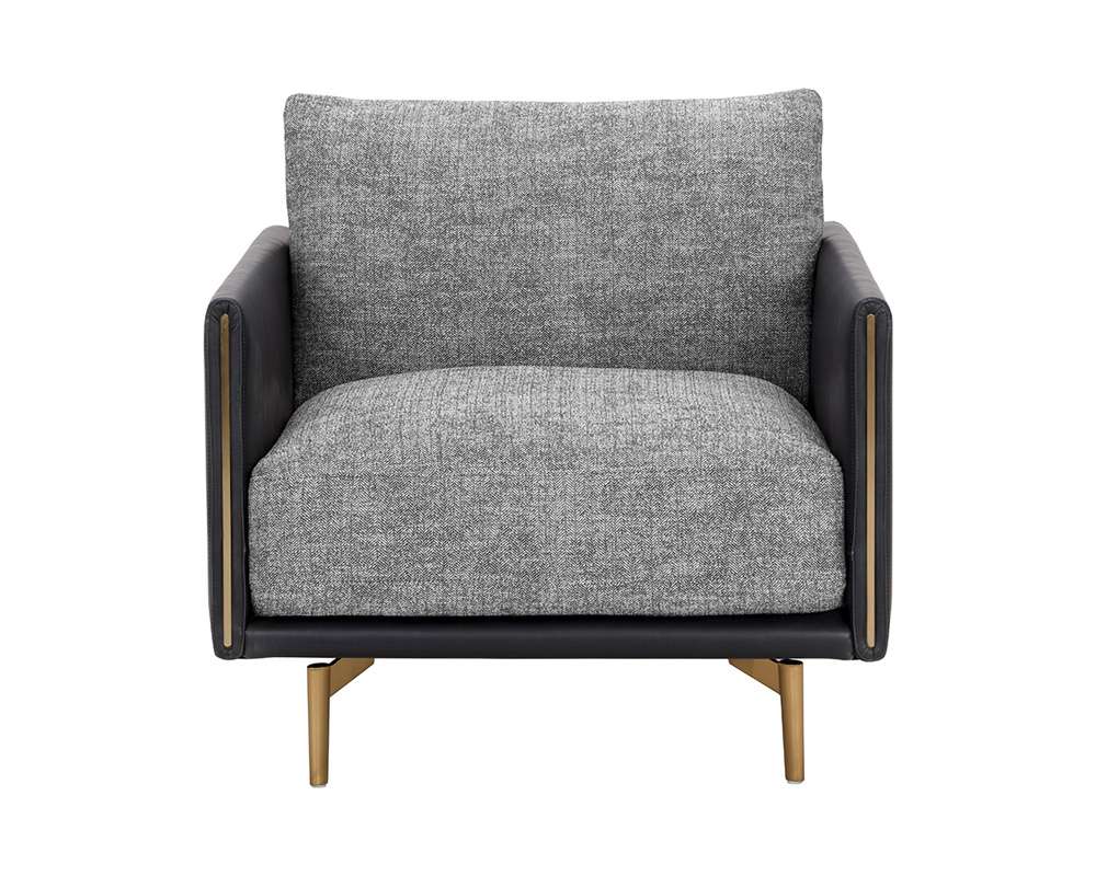 Sunpan - 5West Ashi Armchair - Nash Zebra / Coal Black - 110997 veiw 2
