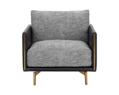 Sunpan - 5West Ashi Armchair - Nash Zebra / Coal Black - 110997 veiw 2