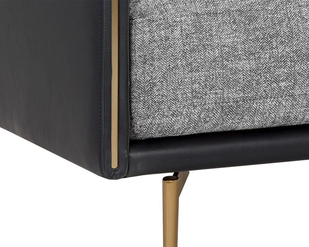 Sunpan - 5West Ashi Armchair - Nash Zebra / Coal Black - 110997 view 7