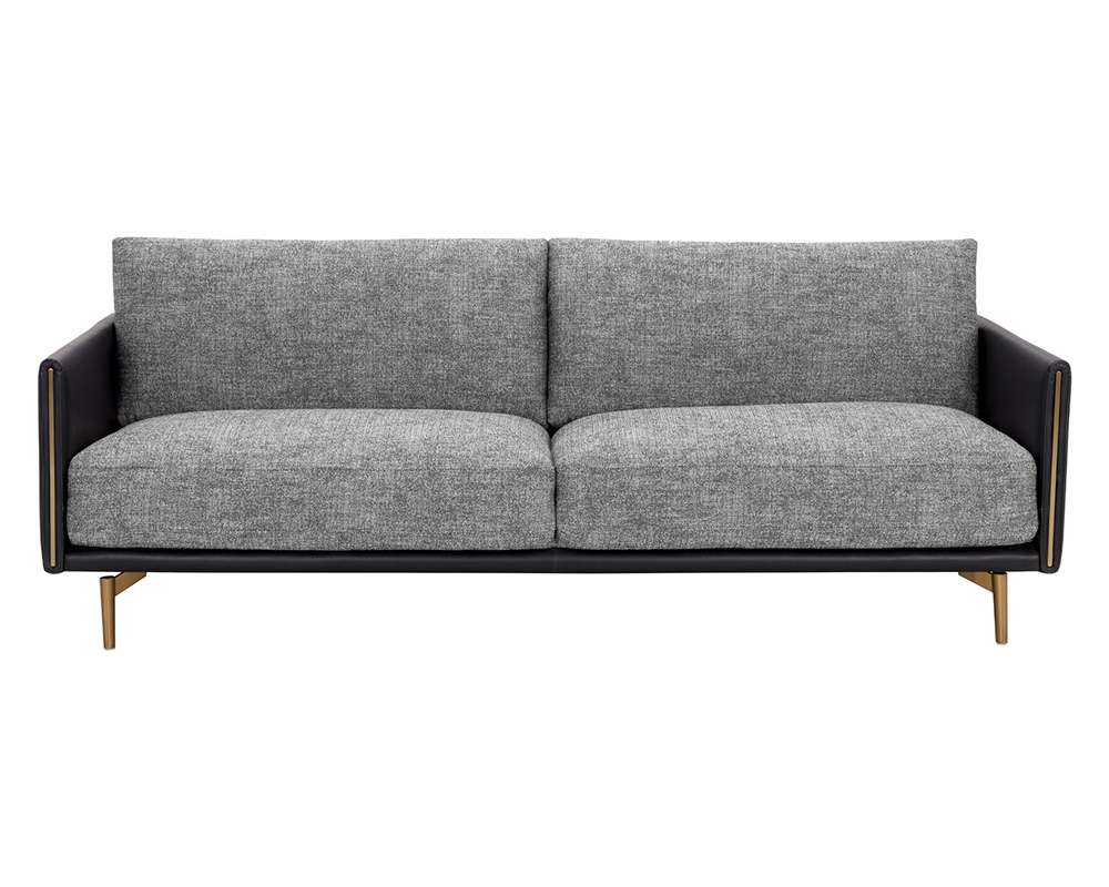 Sunpan - 5West Ashi Sofa - Nash Zebra / Coal Black - 110996 veiw 2