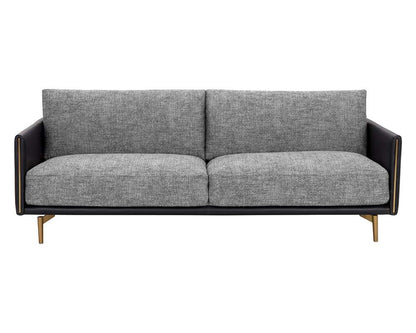 Sunpan - 5West Ashi Sofa - Nash Zebra / Coal Black - 110996 veiw 2
