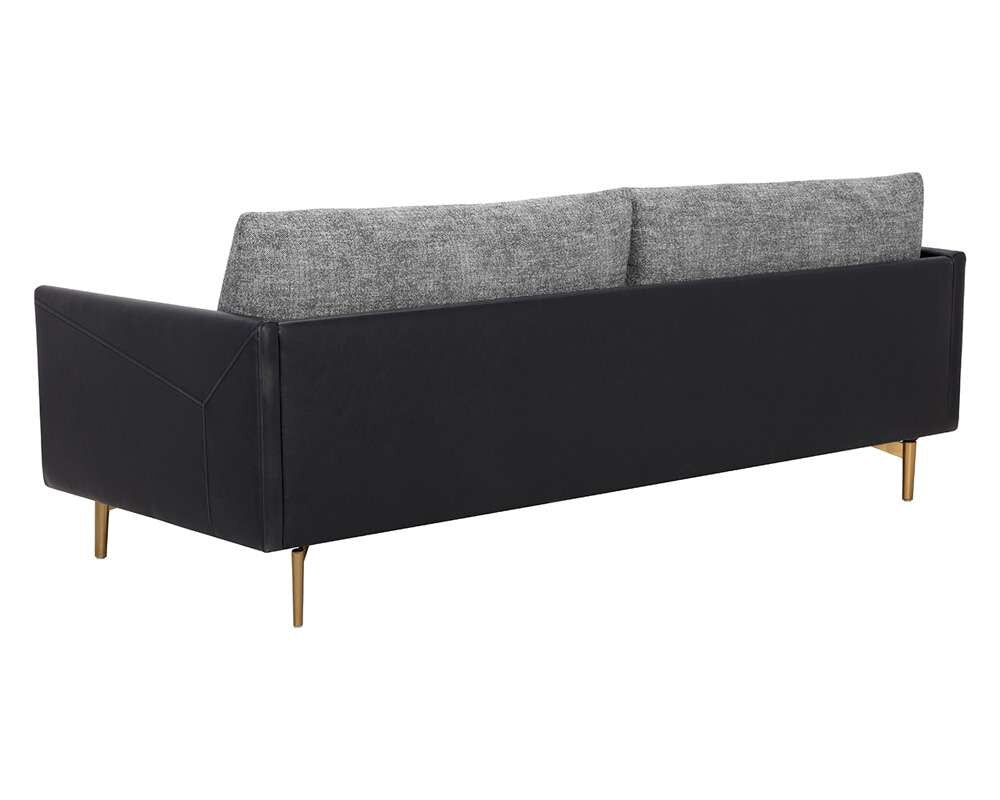 Sunpan - 5West Ashi Sofa - Nash Zebra / Coal Black - 110996 veiw 3