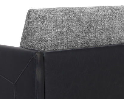 Sunpan - 5West Ashi Sofa - Nash Zebra / Coal Black - 110996 view 7