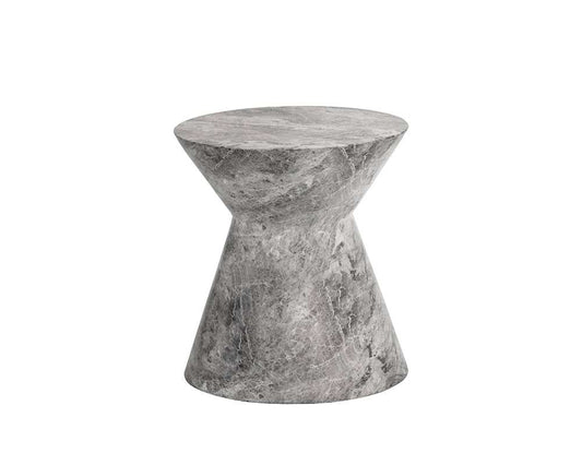 Sunpan - MIXT Astley End Table - Marble Look - Grey - 106496 veiw 2