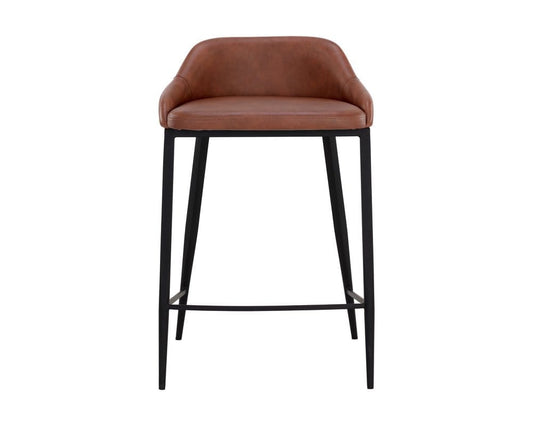 Sunpan - Astra Counter Stool - Black - Cinnamon Brown - 111083 view 2