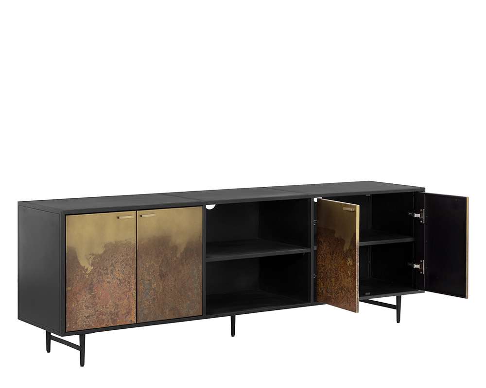 Sunpan - Auburn Media Console And Cabinet - 110236 veiw 2