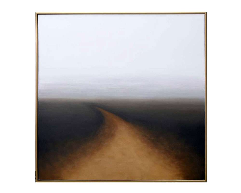 Sunpan - Autumn Silence - 48in X 48in - Gold Floater Frame - A0196 veiw 1