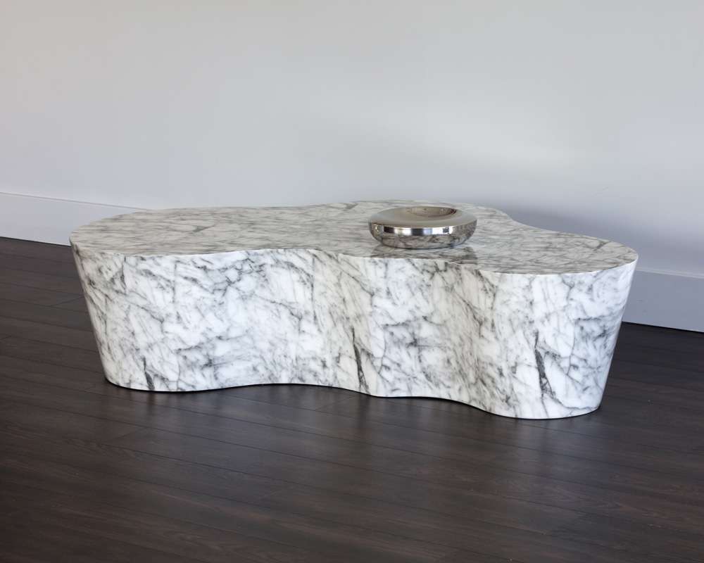 Sunpan - MIXT Ava Coffee Table - Marble Look - 103309 veiw 5